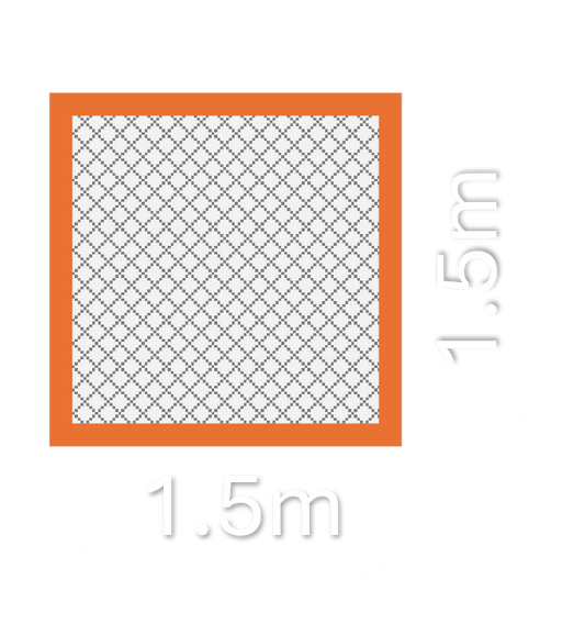 Impi Extreme Heavy-Duty Groundsheet (1.5m x 1.5m)